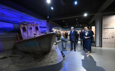 Глава государства посетил музей Кызылординской области