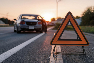 На трассе М-5 под Рыбным столкнулись легковушка и грузовик: водитель госпитализирована