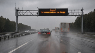 &laquo;Не останавливайтесь на обочинах&raquo;: &laquo;Автодор&raquo; предупредил водителей о дождях на трассах